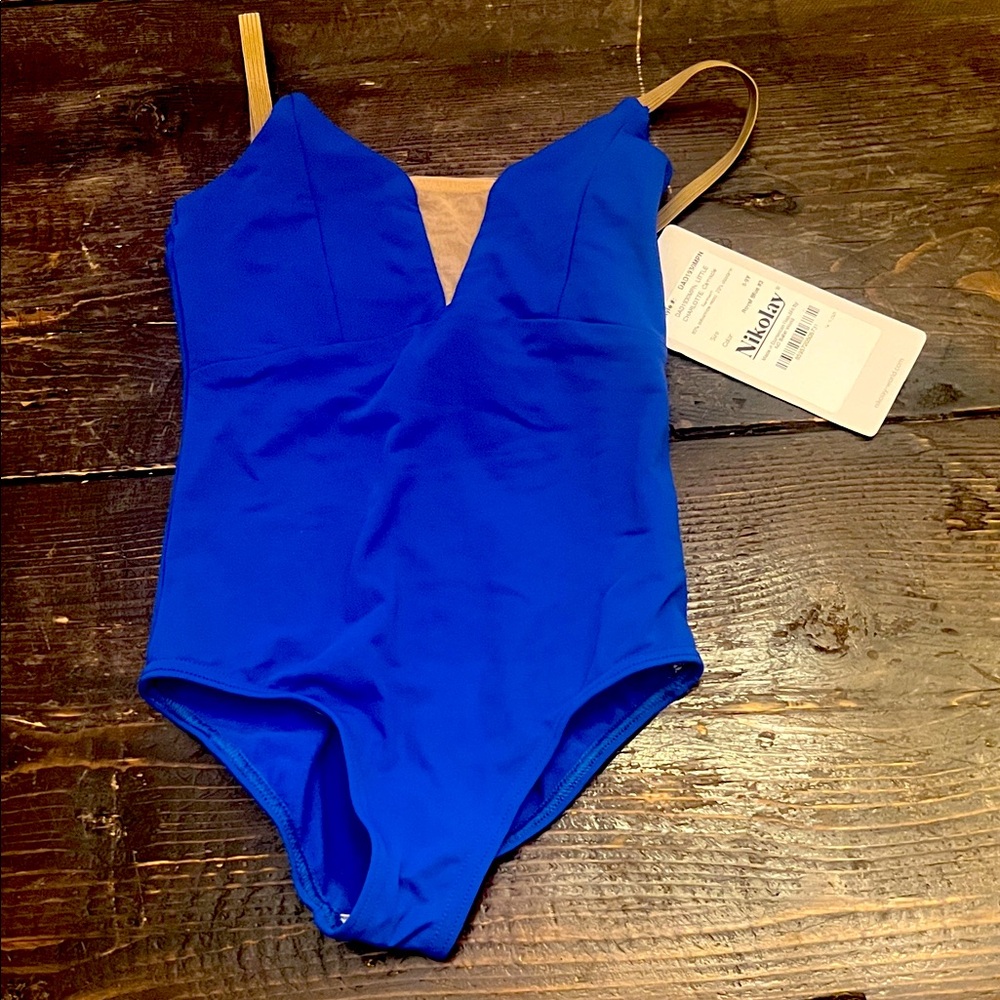 Blue Nikolay Little Charolette Leotard